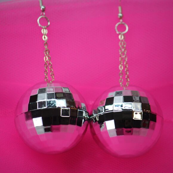 Disco Ball Stash Earrings - Picture 2 of 5